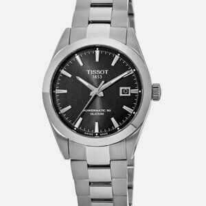 New Men's Tissot Gentleman Automatic Black Watch